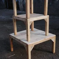 کرسی چوبی لاجوردی یک در یک تخته خور با دقت بالا|بخاری، هیتر، شومینه|تهران, شهید رجایی|دیوار