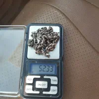 زنجیر نقره اینه کاری