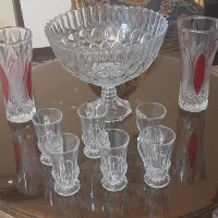 میوه خوری کریستال چایخوری ژاپن گلدان ژاپن|ظروف سرو و پذیرایی|فردیس, فردیس|دیوار