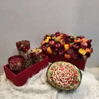 میوه آرایی و دکور یلدا|صنایع دستی و سایر لوازم تزئینی|نیشابور, میدون بار|دیوار