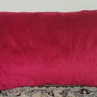 بالش پر با رویه مخمل