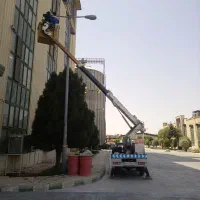 اجاره بالابر نیسان جرثقیل سبد دار بالابر نفر بر|خدمات حمل و نقل|گرمدره, |دیوار