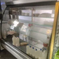 یخچال ویترینی الکترو استیل طرح ماهان کاملاً تمیز