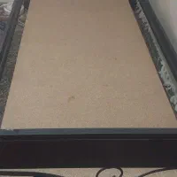 تخت تک نفره فلزی-چوبی نو