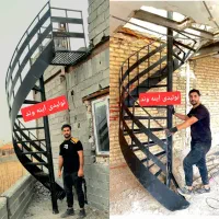تولید پله گرد پیچ صاف دوبلکسی گردون