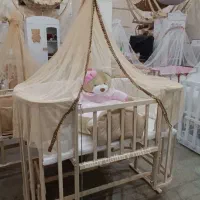 گهواره سنتی سیسمونی نوزاد تخت کنار مادر مدل لاله