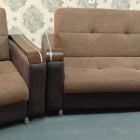 مبلمان هفت نفره و میز عسلی ومیز کامپیوتر