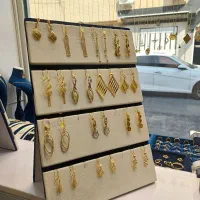 دنیای گوشواره طلا بدون مالیات مزدساخت کم روز زن