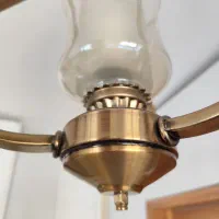 لوستر جفت نمانور بهمراه تک شعله آشپزخانه