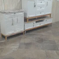ست آینه کنسول جاکفشی میز ال ای دی