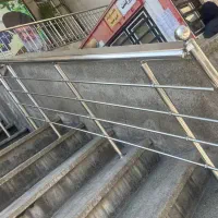 نصب نرده راه پله استیل و آلمینیوم|خدمات پیشه و مهارت|شیراز, پودنک|دیوار