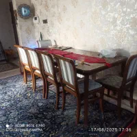 مبل استیل فرانسوی همراه نهار خوری خوش استایل|مبلمان خانگی و میز عسلی|تهران, دکتر هوشیار|دیوار