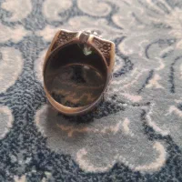 موزانایت  بسیار فاخر نقره کوبی