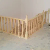 اجرای پله گرد.پله دوبلکس چوبی|خدمات پیشه و مهارت|شیراز, زرهی|دیوار