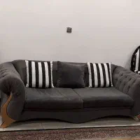 مبل راحتی نیم ست ۵ نفره کاناپه ۳ نفره و ۲ صندلی تک|مبلمان خانگی و میز عسلی|تهران, کاج|دیوار