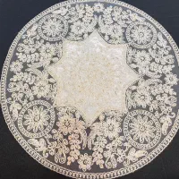 رومیزی عسلی زیربشقابی دانتل ترک تک و عمده|پرده، رانر، رومیزی|تهران, بازار|دیوار