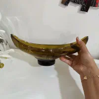کشکول عسلی نوستالوژی. میوه خوری چینی