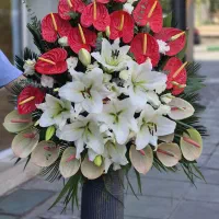 سفارش پایه گل افتتاحیه کد ۱۵۹۶ گلاریس