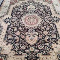 2تخته فرش 12متری سورمه ای 700شانه سنگین|فرش|قم, نیروگاه|دیوار