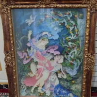 تابلو لیلی و مجنون|تابلو، نقاشی، عکس|فردوس (خراسان), |دیوار