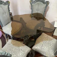 غذا خوری ۴نفره سلطنتی نو|میز و صندلی غذاخوری|خرم‌آباد, |دیوار