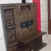 زیر تلویزیونی طرح چوب و Mdf