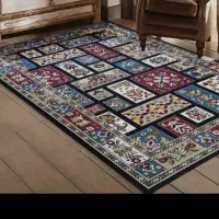 فرش شادلین۳*۲ رنگ سرمه ای