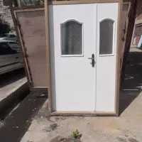 درب دو لنگه چوبی سالم و زیبا|مصالح و تجهیزات ساختمان|سقز, |دیوار