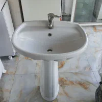 روشویی با شیر اهرمی تمیز درحد