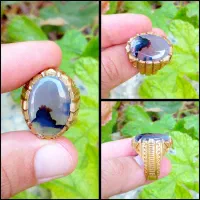 انگشترهای مردانه عقیق شجر فیروزه|جواهرات|بوشهر, |دیوار