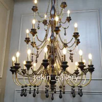 لوستر سه طبقه تالار