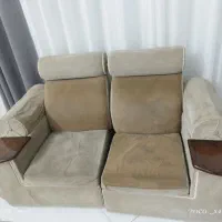 سرویس مبل ۸نفره ی ال مانند و میز تلویزیون|مبلمان خانگی و میز عسلی|بیرجند, |دیوار