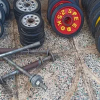 وزنه دمبل و وزنه یک کیلویی روکش دار