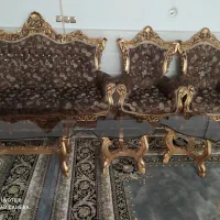 مبل استیل 9 نفره همزاه سه میز عسلی