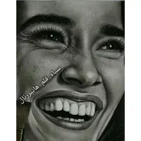 طراحی چهره آموزش،سفارش سیاهقلم هایپررئال،کادوتولد