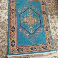 قالیچه آبی فیروزه ای|فرش|باقرشهر, |دیوار