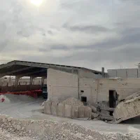 حمل بار سنگ گچ از سمنان به قم (تریلی و جفت)