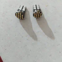 دو عدد ال ای دی زعفرانی ، ۷۵ سانت نئون نارنجی