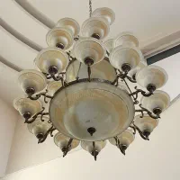 لوستر وارداتی ۲۴ شاخه|لوستر و چراغ آویز|ساری, |دیوار