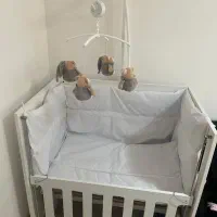 تخت کنار مادر مناسب تا ۳سالگی|تخت و صندلی بچه|چابکسر, |دیوار