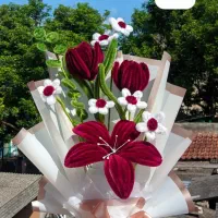 دسته گل های پیپ پاکنی|گل مصنوعی|زنجان, |دیوار