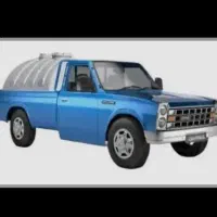 پخش اب با نیسان با تانکر دو هزار لیتری