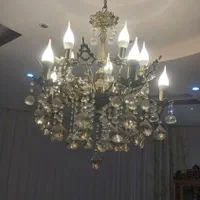لوستر سلطنتی و برنز زیبا|لوستر و چراغ آویز|سقز, |دیوار