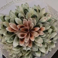 گل روبانی،دسته گل با پول|گل مصنوعی|کاشان, درب یلان|دیوار