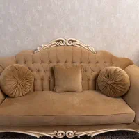 سرویس مبل هفت نفره با میز ناهار خوری هشت نفره|مبلمان خانگی و میز عسلی|تهران, زرگنده|دیوار