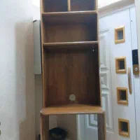 کتابخانه و میز تحریر کاملا چوب