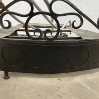 مشعل گازی شومینه به همراه قاب فلزی تزئینی