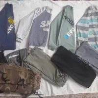 تعدادی لباس پسرانه از کاپشن گرفته تا تو خونه ای