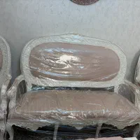 فروش مبل استیل ۹ نفره|مبلمان خانگی و میز عسلی|قزوین, |دیوار