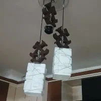 لوستر یا حباب لوستر|لوستر و چراغ آویز|همدان, |دیوار